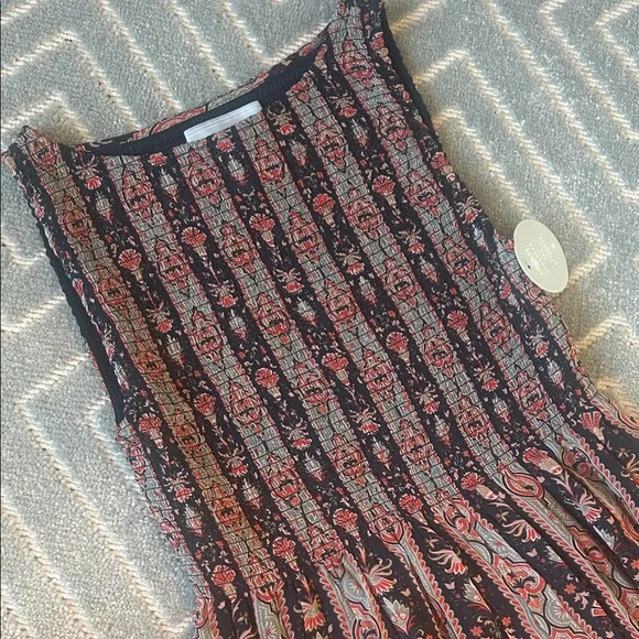 Hill House Cosima Floral Patterned Sleeveless Dress - Picture 2 of 4